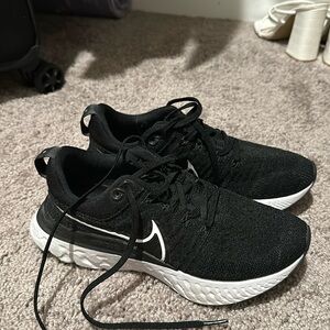 Black Nike sneakers